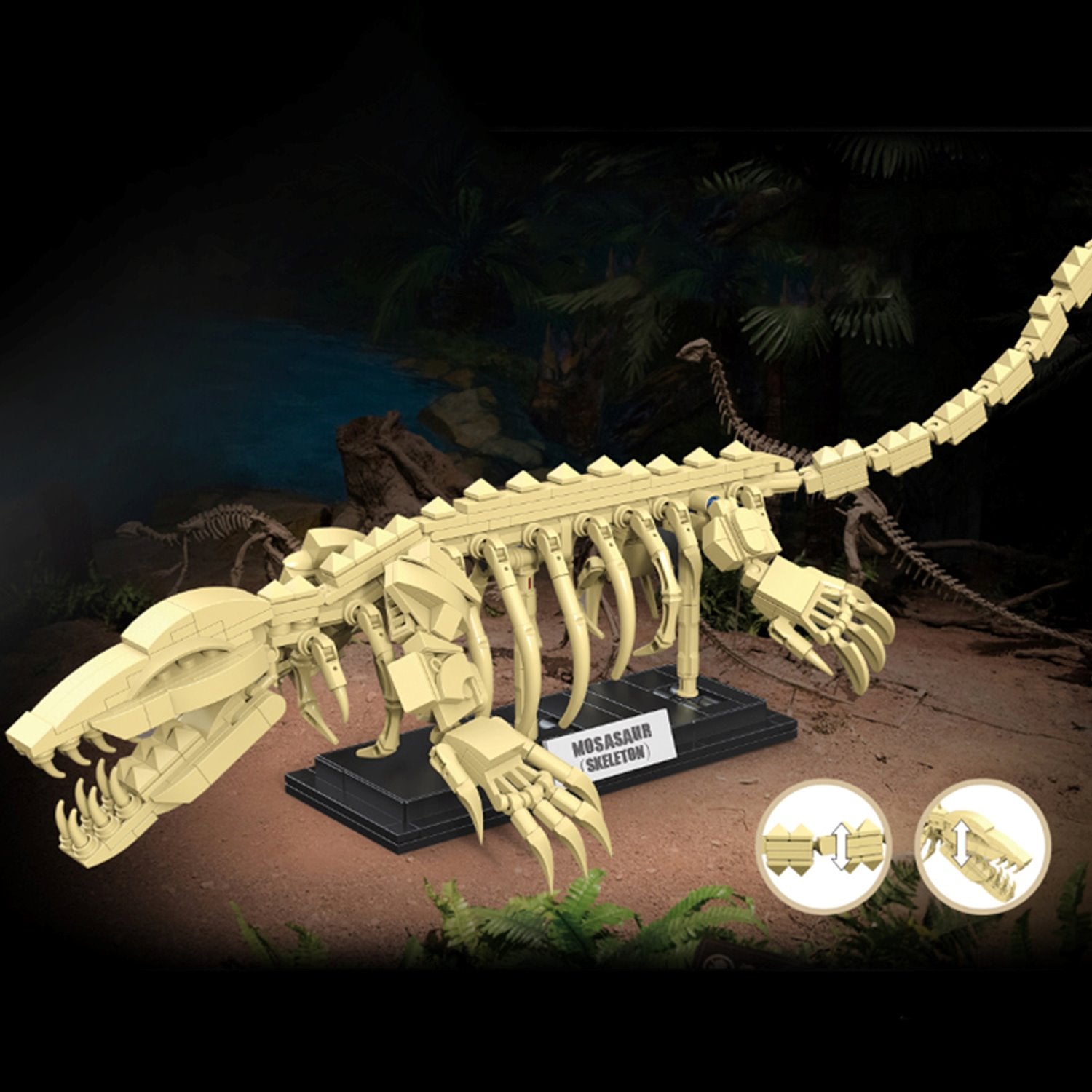 BowLift | Dinosaur Fossil Skeletons Building Blocks Collection 2 | LIMITED STOCK
