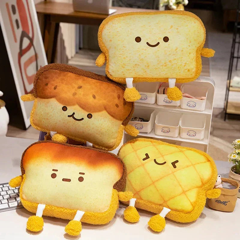 BowLift | Emoji Toast Bread Friends Car Headrest Plush