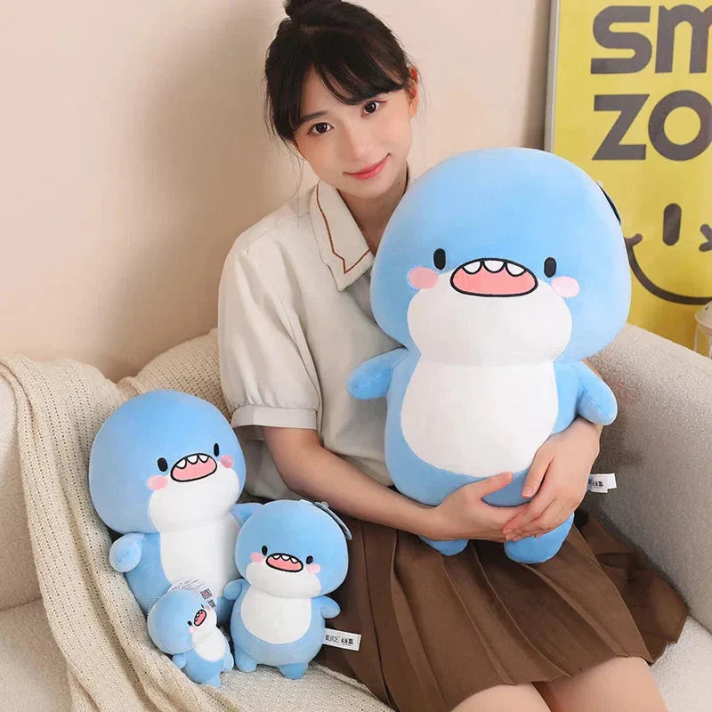 BowLift | Fatty Blue Cartoon Shark Plush