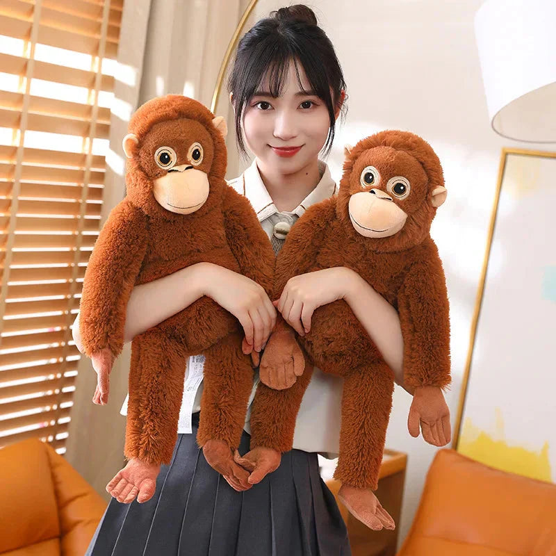 BowLift | Fluffy Baby Orangutan Monkey Plushie