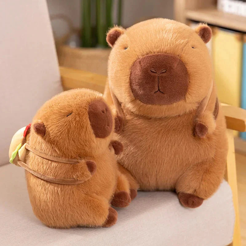 BowLift | Fluffy Capybara Burger Bag Plushies