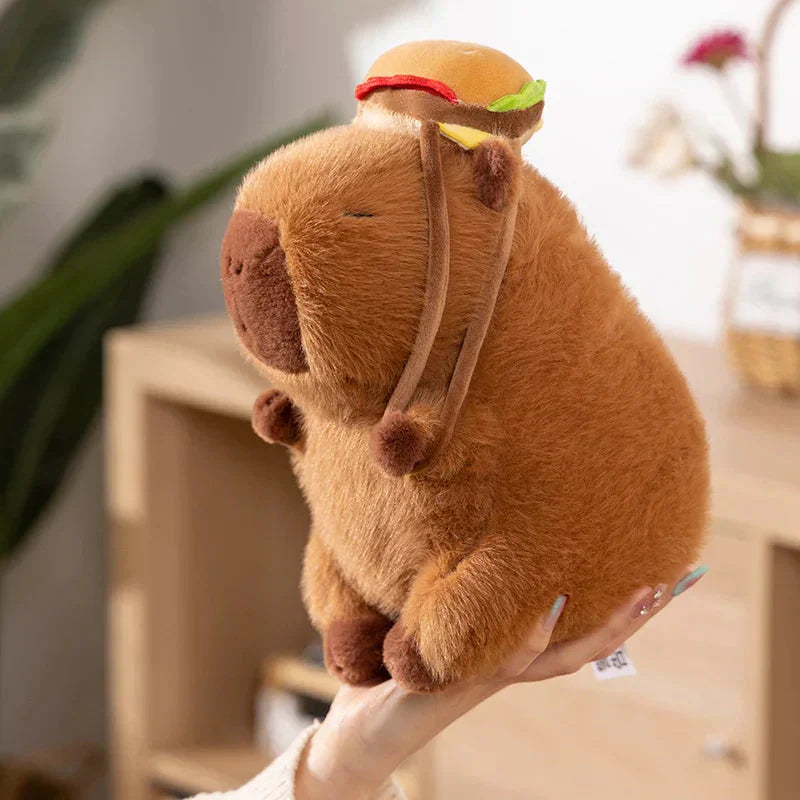 BowLift | Fluffy Capybara Burger Bag Plushies