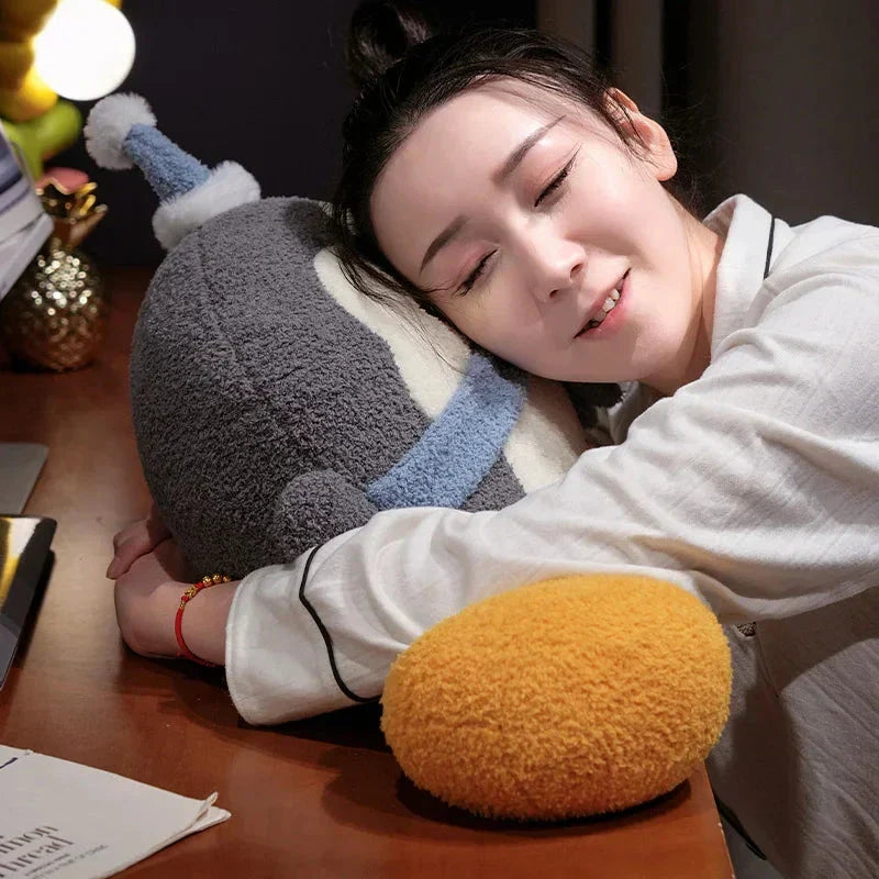 BowLift | Fluffy Penguin Backrest Cushion Pillow Seat