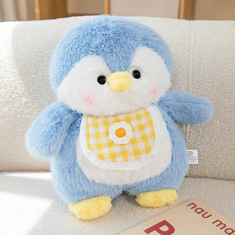 BowLift | Fluffy Penguin Squad Plushies with Bib