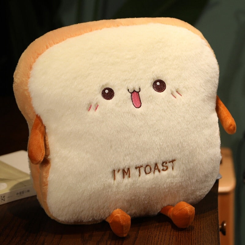 BowLift | Fluffy Toastie Bread Hand Warmer Plushies