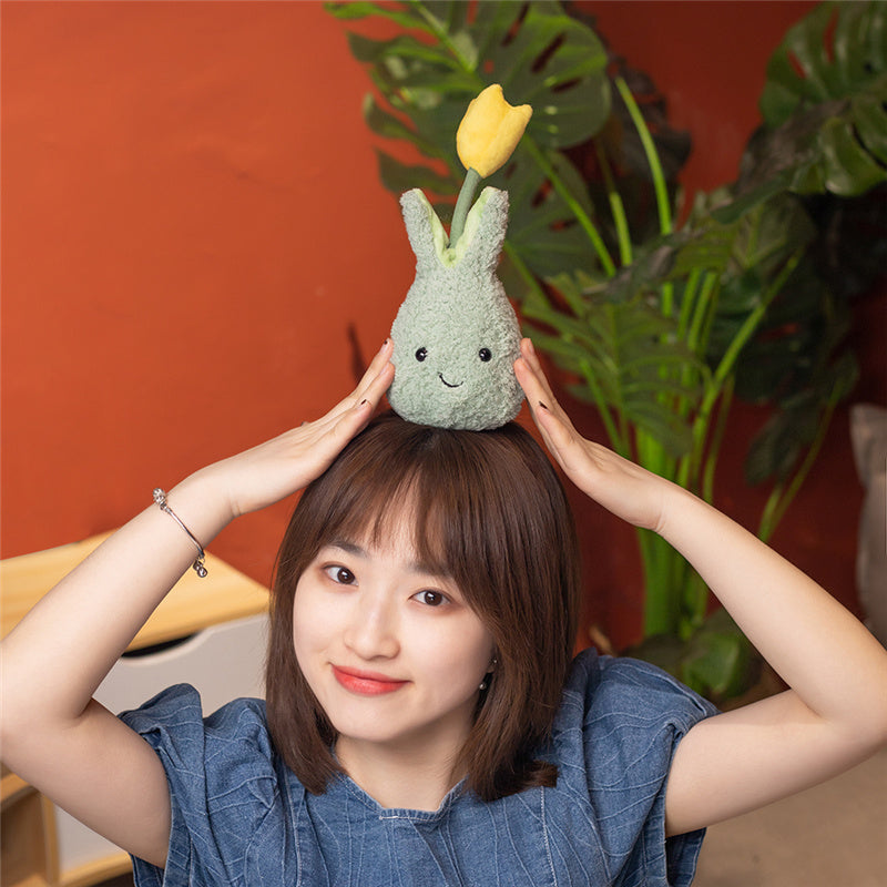 BowLift | Friendly Cuddly Tulip 22cm Flower Pot Plushie Collection