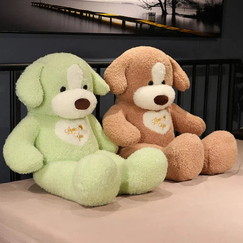 BowLift | Giant 35in Fluffy Dog Teddy Bear Soft Toy