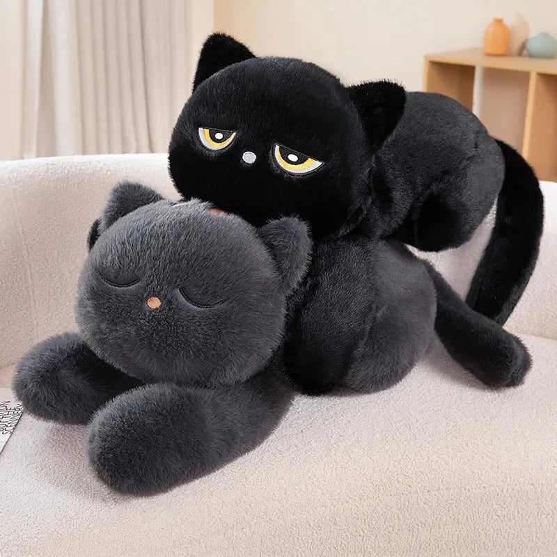 BowLift | Giant Black Grey Cat Plushies