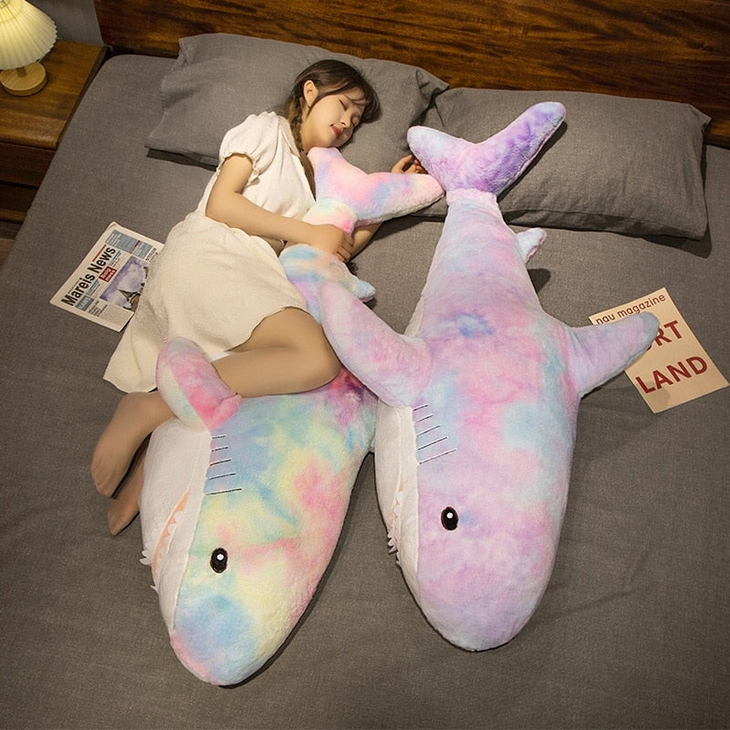 BowLift | Giant Fuzzy Galaxy Shark Plushies
