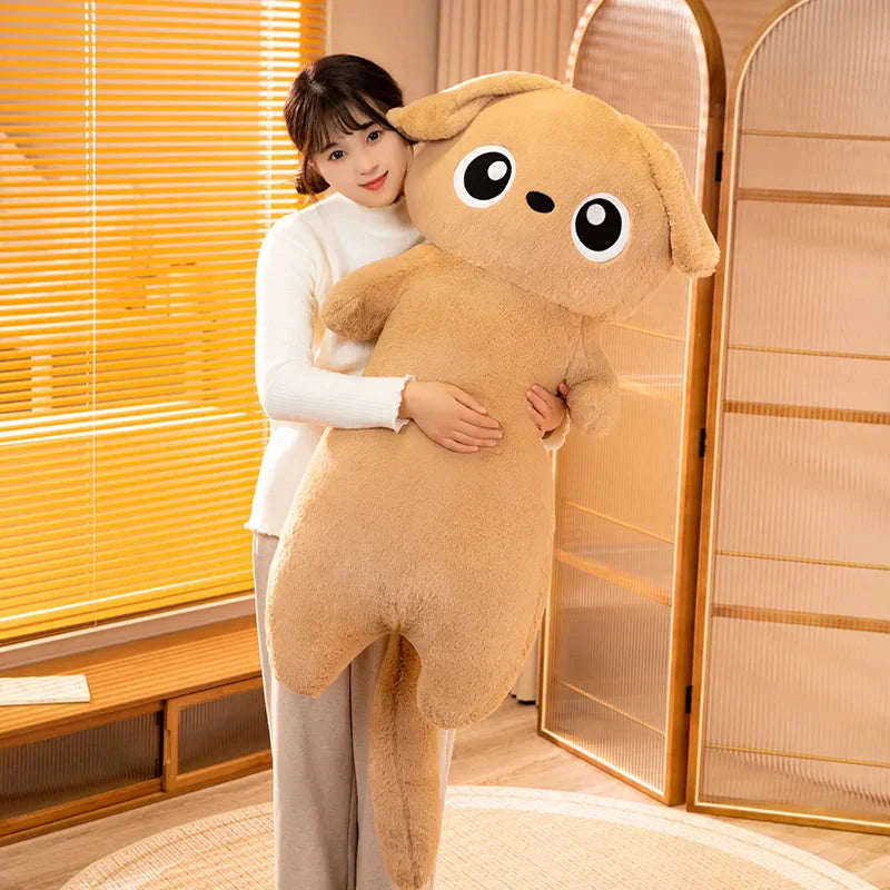 BowLift | Giant Kawaii Ginger Black Gray Doll-Shape Dog Plushies