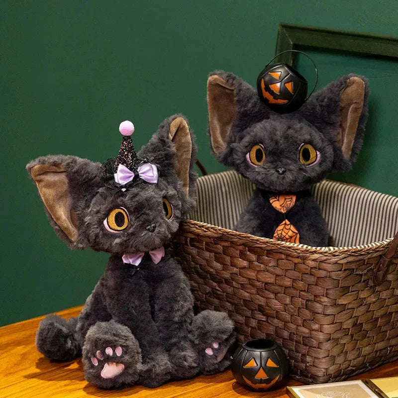 BowLift | Halloween Black Witch Cat Plushies