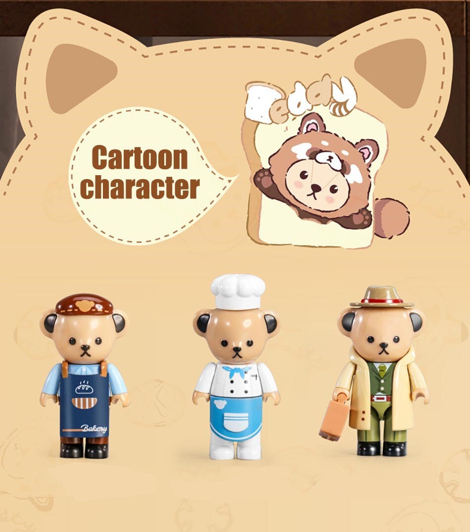 BowLift | Honey Bear Cupcakes & Cookies Bakery Micro Building Blocks
