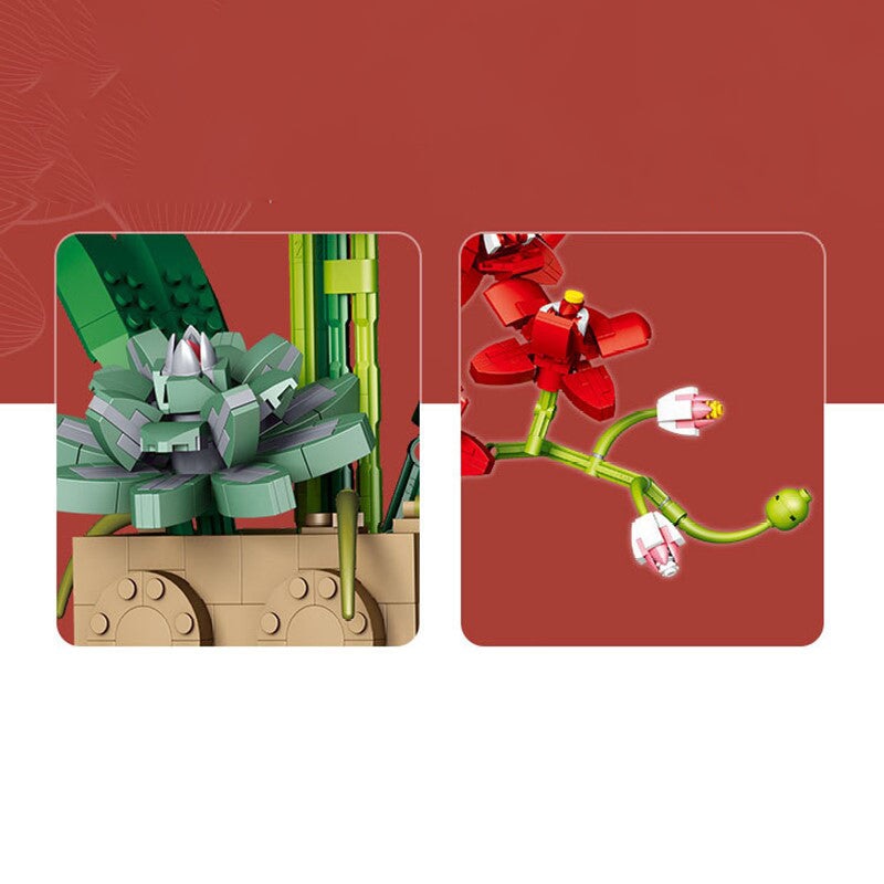 BowLift | Huge Blossoming Orchid Flower Building Set Collection