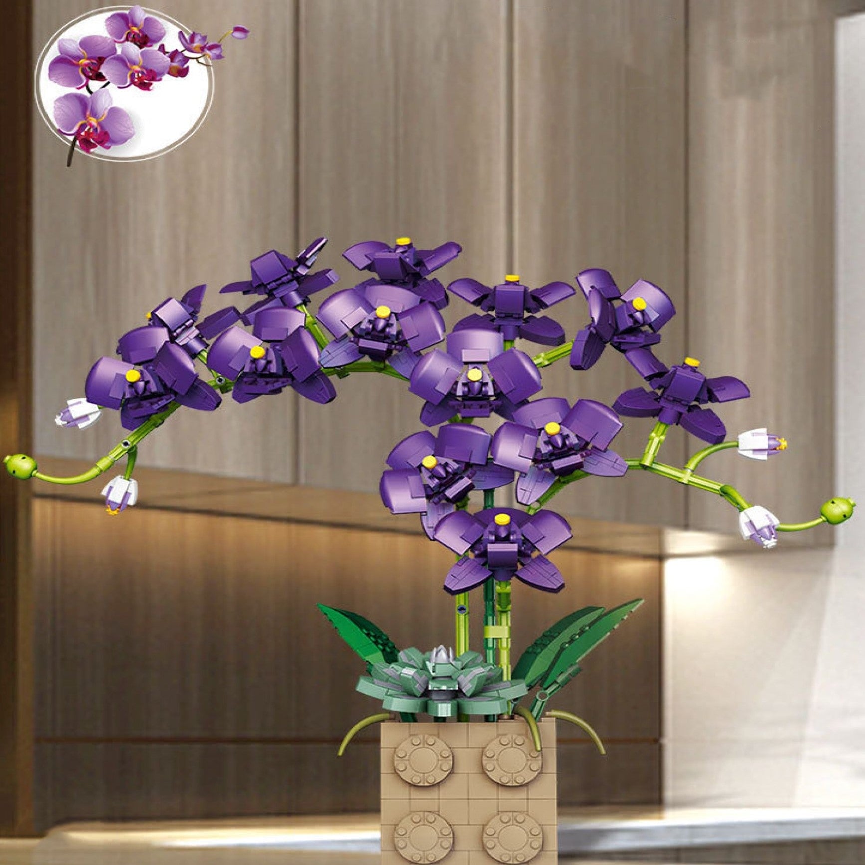 BowLift | Huge Blossoming Orchid Flower Building Set Collection