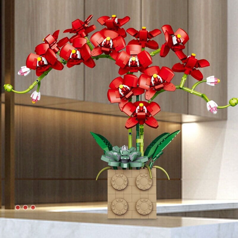 BowLift | Huge Blossoming Orchid Flower Building Set Collection