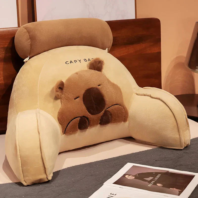 BowLift | Huge Capybara Cushion Plush Backrest Seat