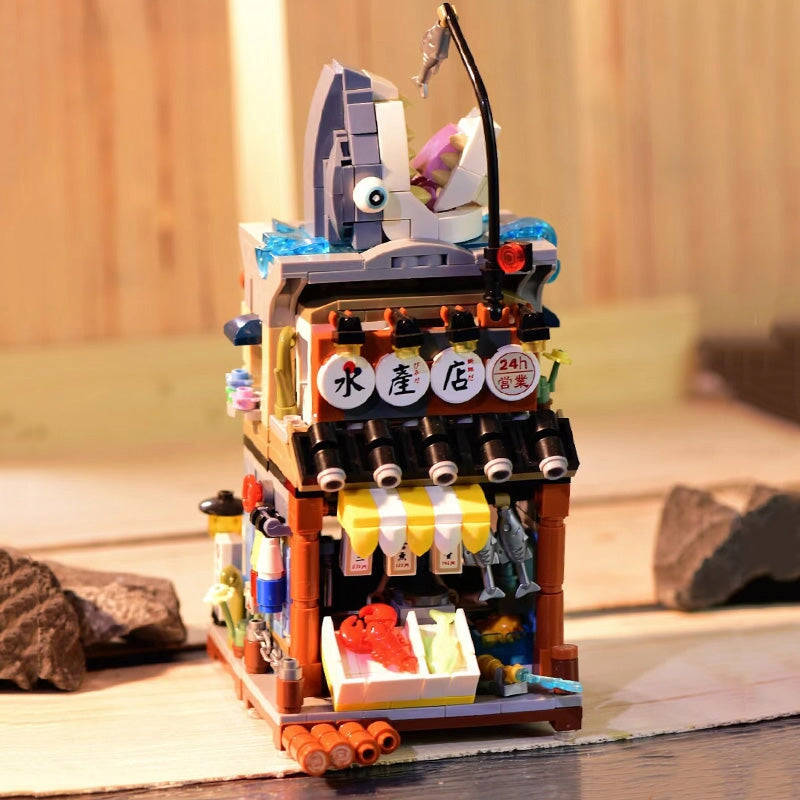 BowLift | Japanese Ramen Bar Seafood Store Micro Building Sets