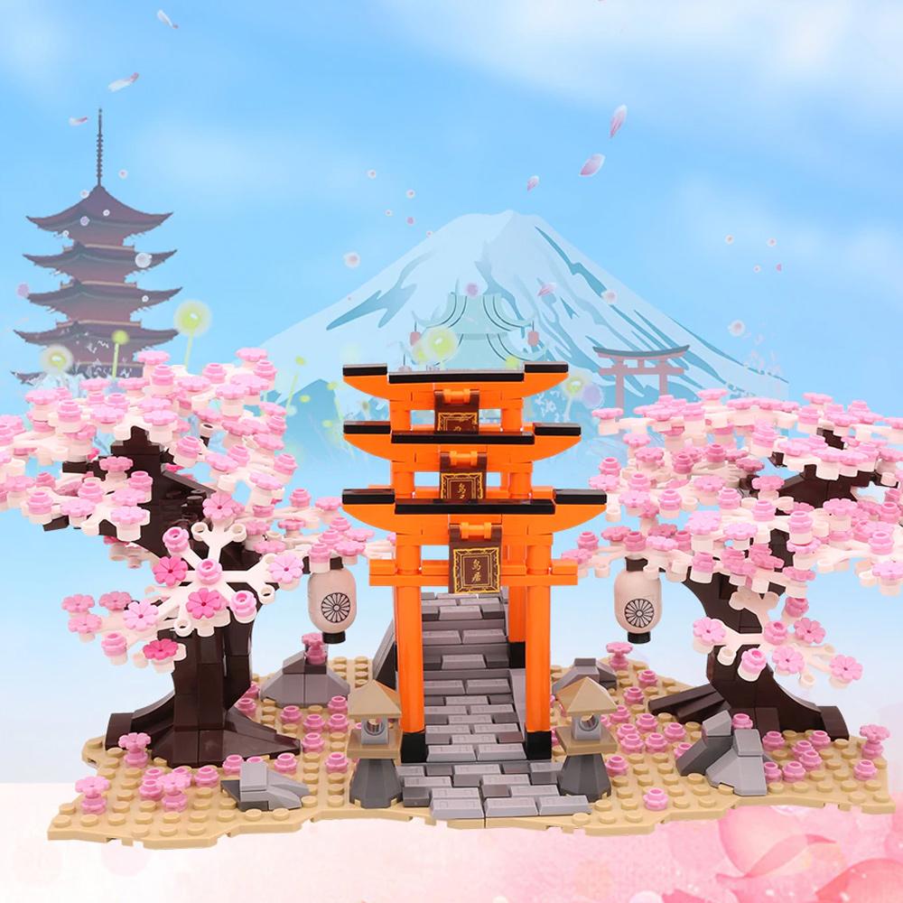 BowLift | Romantic Japanese Torii Gates Cherry Blossom Trees Building Sets | Special Edition