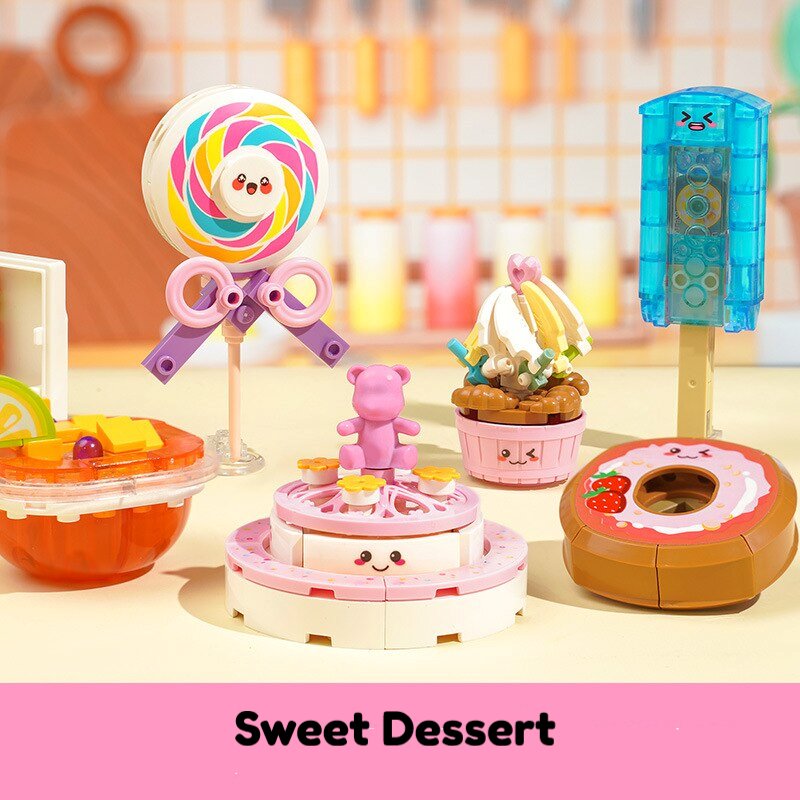 BowLift | Juicy Burger Meal with Yummy Sweet Dessert Micro Sets