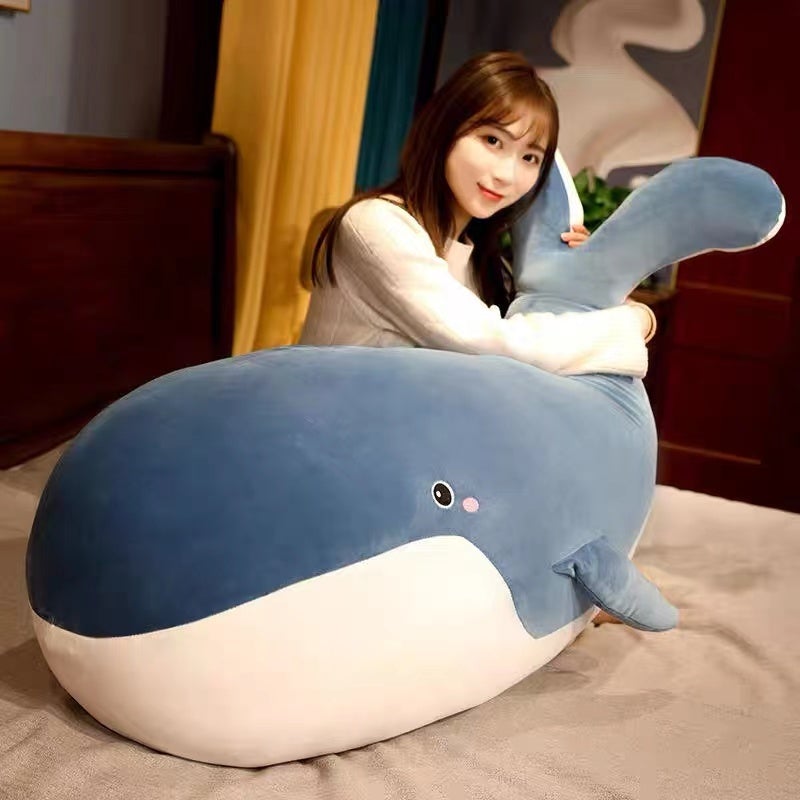 BowLift | Blue Giant Kawaii Whale Plushie