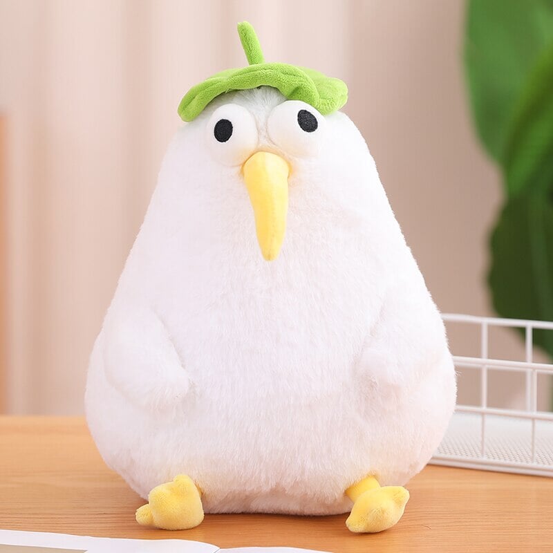 BowLift | Kawaii White Kiwi Bird Plushie