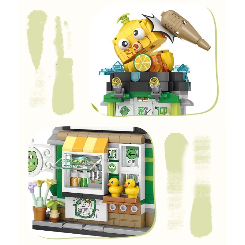 BowLift | Lemon Tea & Noodle Shop Micro Building Sets