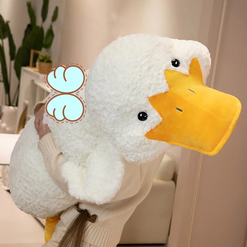 BowLift | Holly the Giant Fluffy White Duck Plushie
