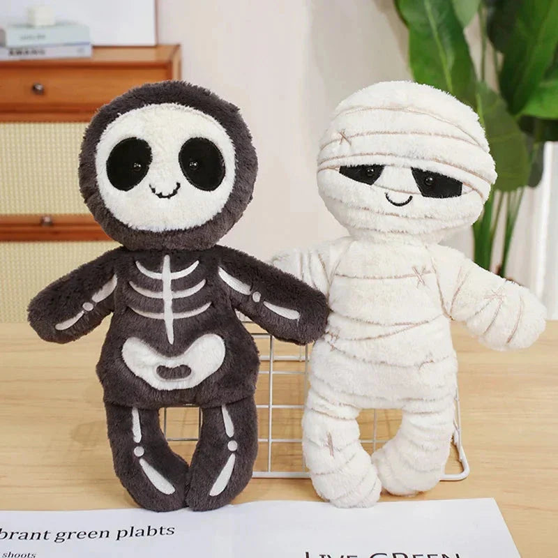 BowLift | Scary Skeleton and Mummy Halloween Plushies