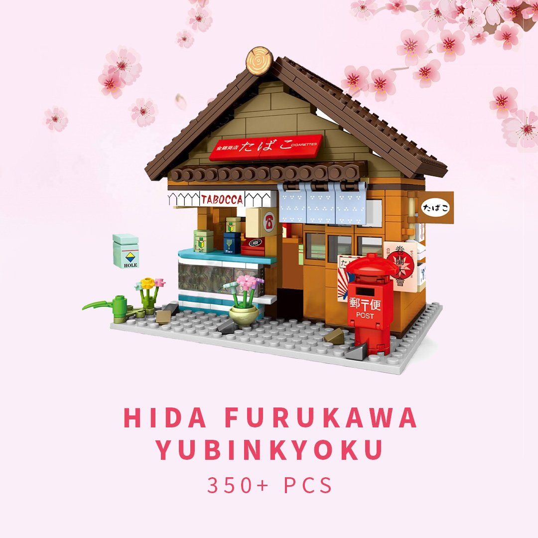 BowLift | Shirakawa-go Dori Street Japanese Stores Building Sets - Limited Stock