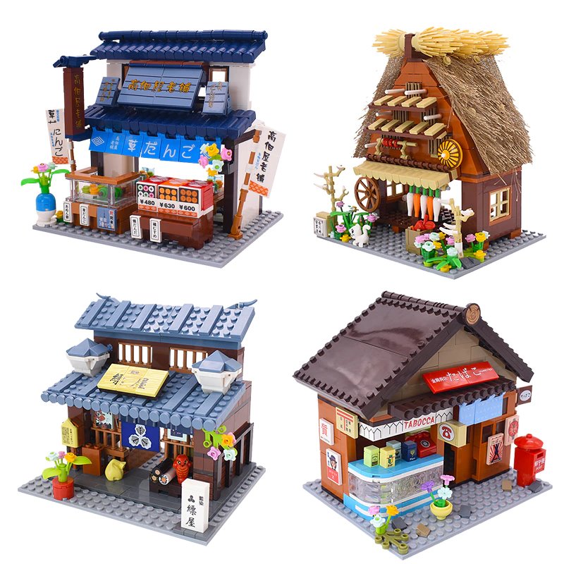BowLift | Shirakawa-go Dori Street Japanese Stores Building Sets - Limited Stock
