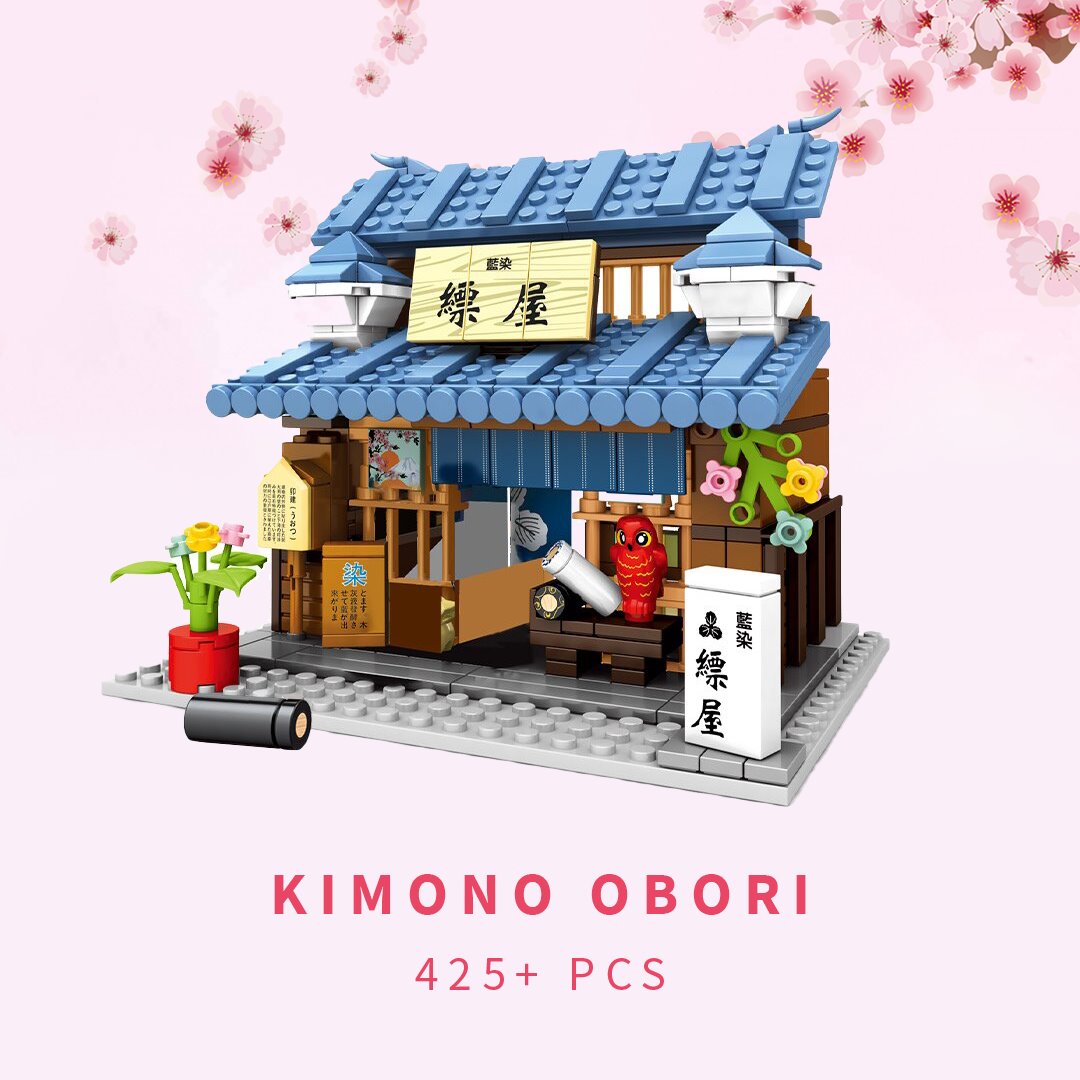 BowLift | Shirakawa-go Dori Street Japanese Stores Building Sets - Limited Stock