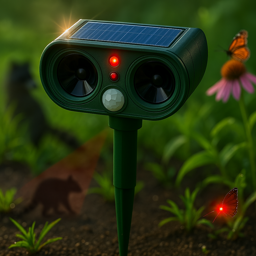 BowLift | Garden Pest Repeller Solar Motion Sensor Device
