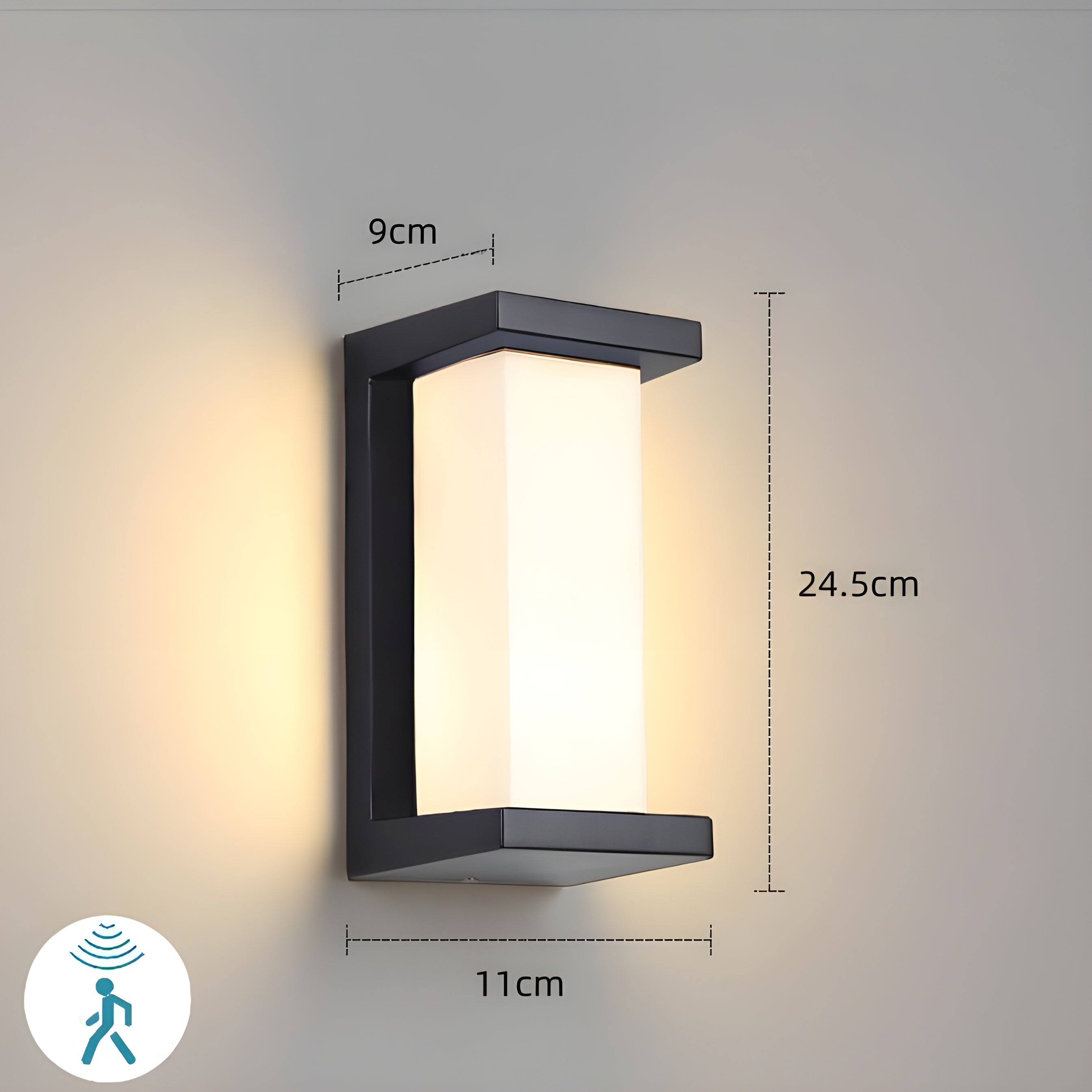 BowLift | LED Outdoor Motion Sensor Waterproof Wall Lamp