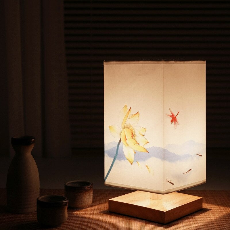 BowLift | LED Scandinavian Bedside Lamp with Japanese Design for Modern Bedroom Lighting