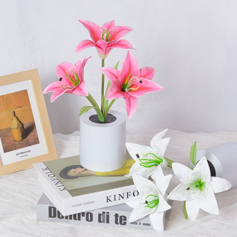 BowLift | LED Flower Night Light Lily Table Flower Lamp