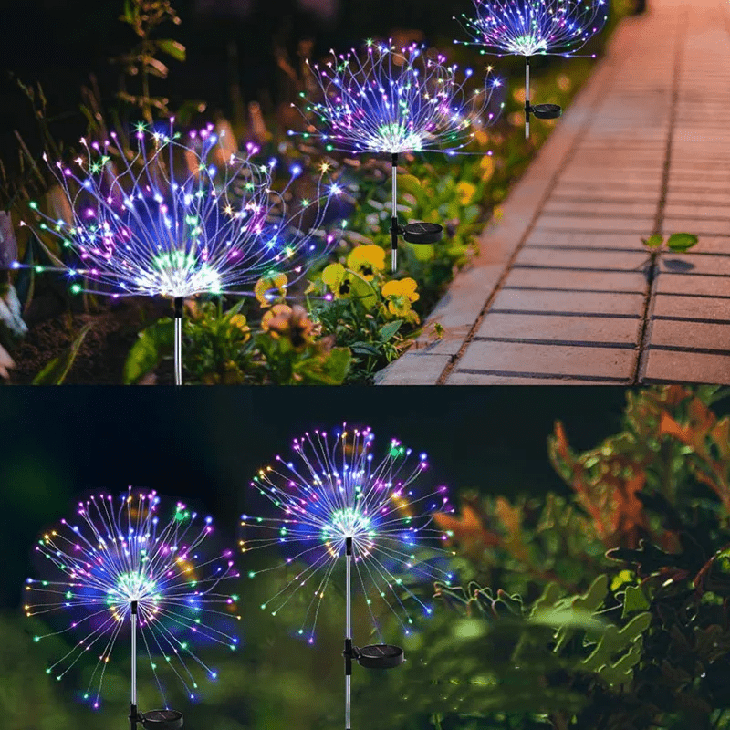 BowLift | Elegant LED firework lights for outdoor areas, IP65, solar-powered lighting