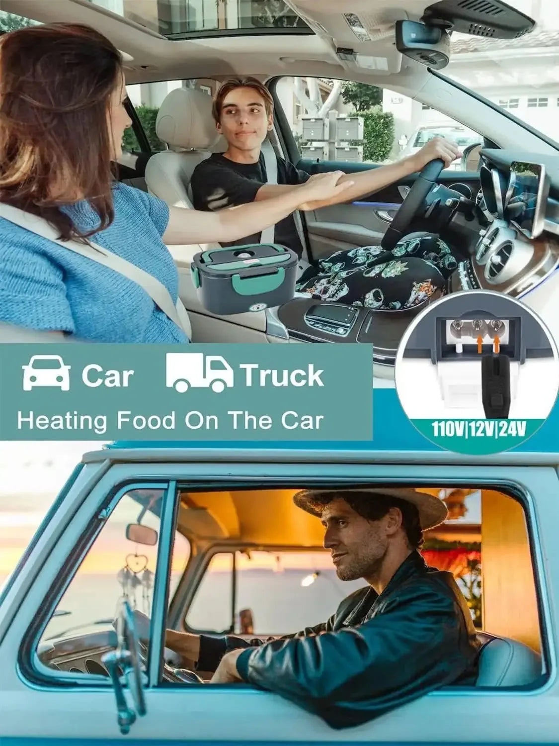 BowLift | Electric Heating Stainless Steel Lunch Box