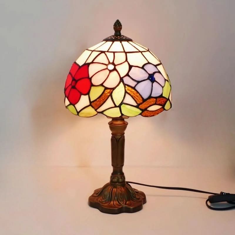 BowLift | Retro Baroque Tiffany Glass LED Table Lamp E27