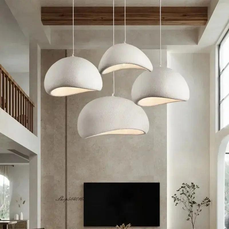 BowLift | ResinAura - Sleek Modern Pendant Light