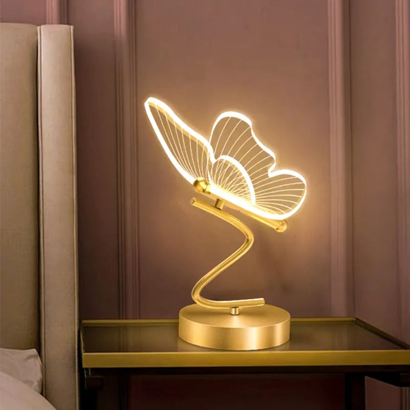 BowLift | Aetherwing™ | LED Butterfly Table Lamp | Modern Design with Adjustable Brightness | Perfect for Living Room & Bedroom