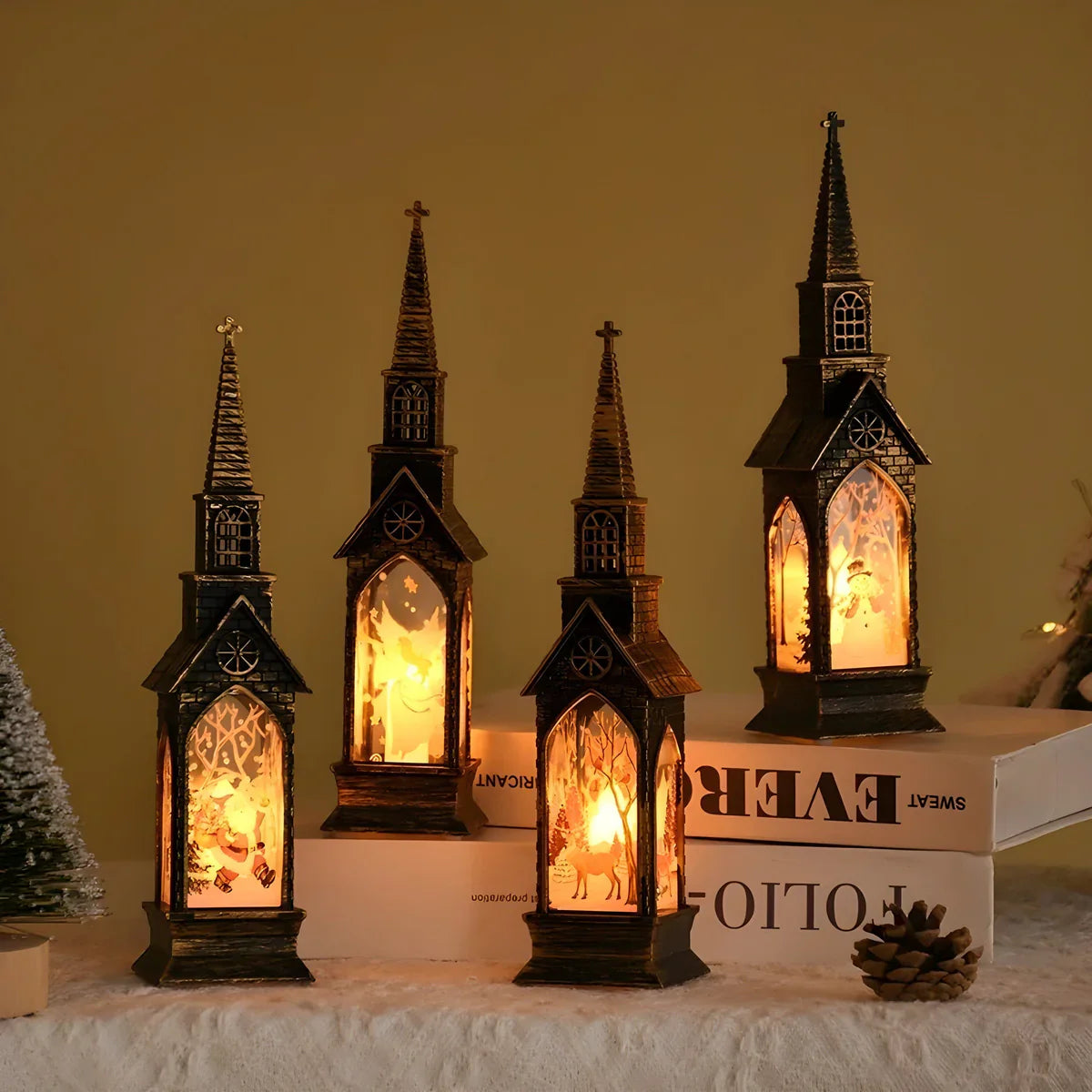 BowLift | GlowJoy - Modern Christmas Decoration LED Lights