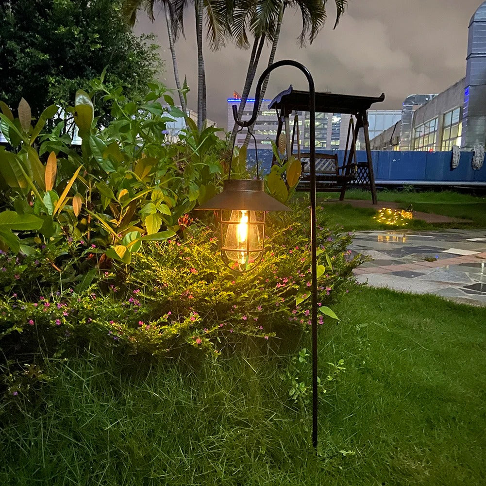 BowLift | Hadleigh Hanging Solar Wall Light - Stylish Solar Lantern for Outdoor Spaces