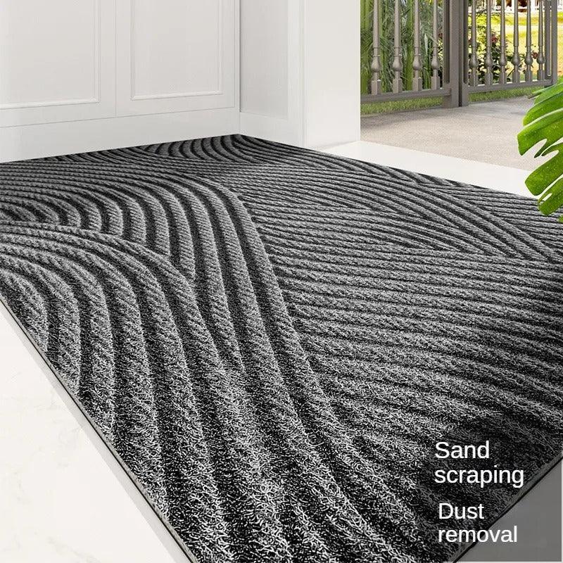 BowLift | Modern, Nordic-style PVC doormat │ Non-slip doormat for the entrance area │ Sand-removing foot mat