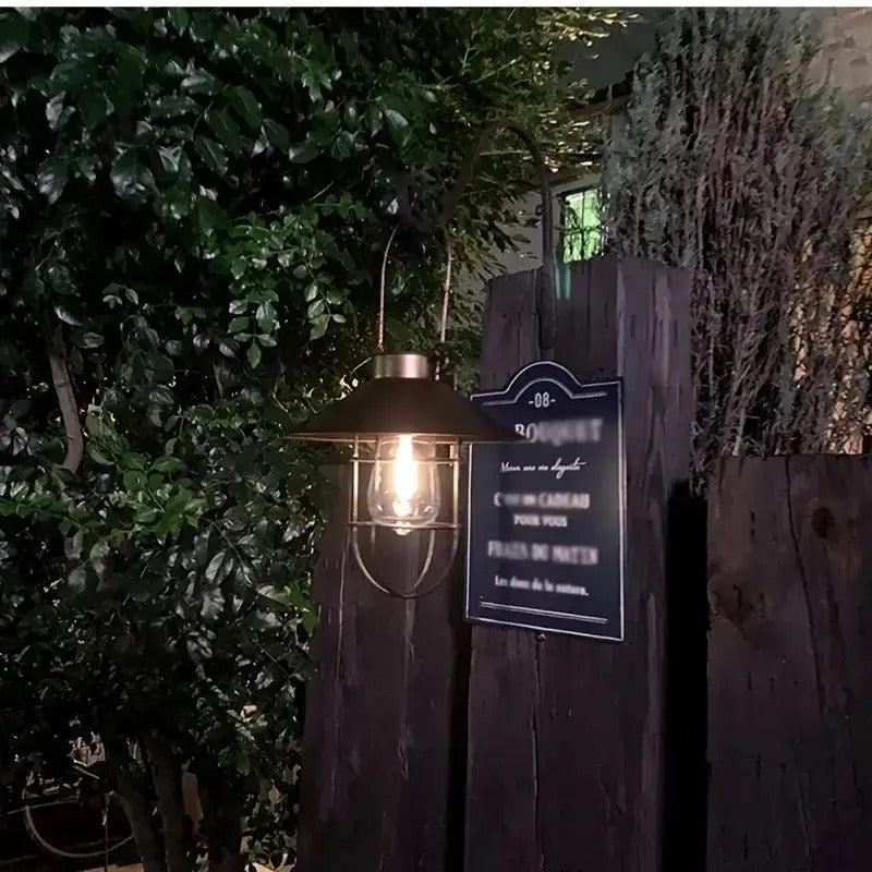 BowLift | Hadleigh Hanging Solar Wall Light - Stylish Solar Lantern for Outdoor Spaces