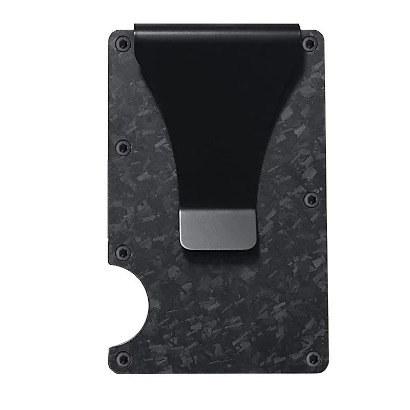 BowLift | Titanium Matte Cobalt Card Holder – Slim & Stylish RFID Wallet for Men & Women