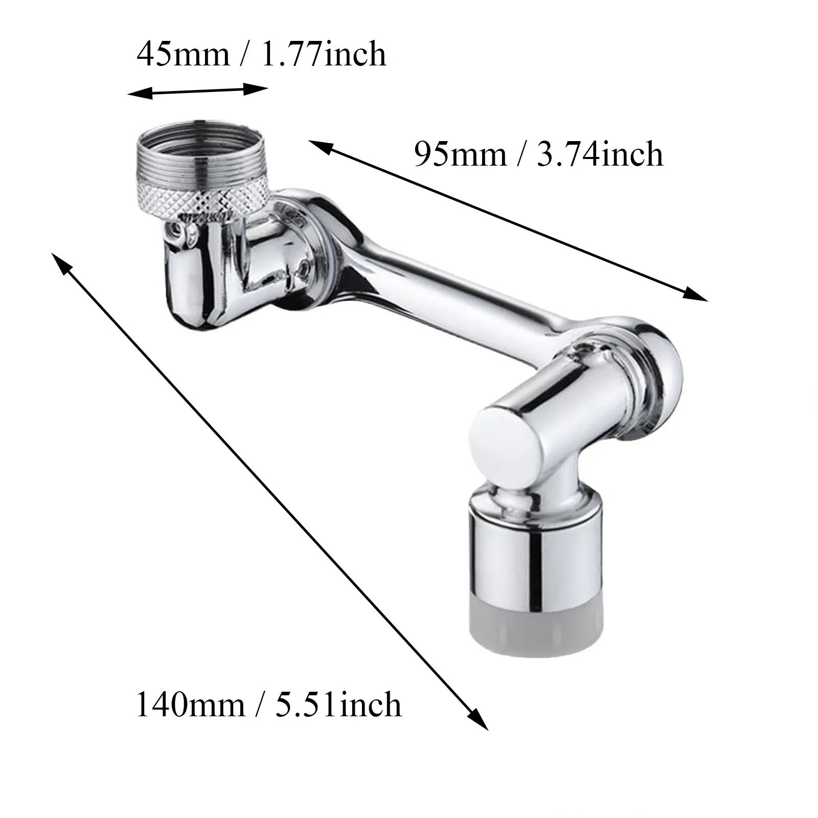 BowLift | Filtered Faucet Extender | 1080° Rotation, Dual Flow Modes & Built-In Filter for Cleaner Drinking Water