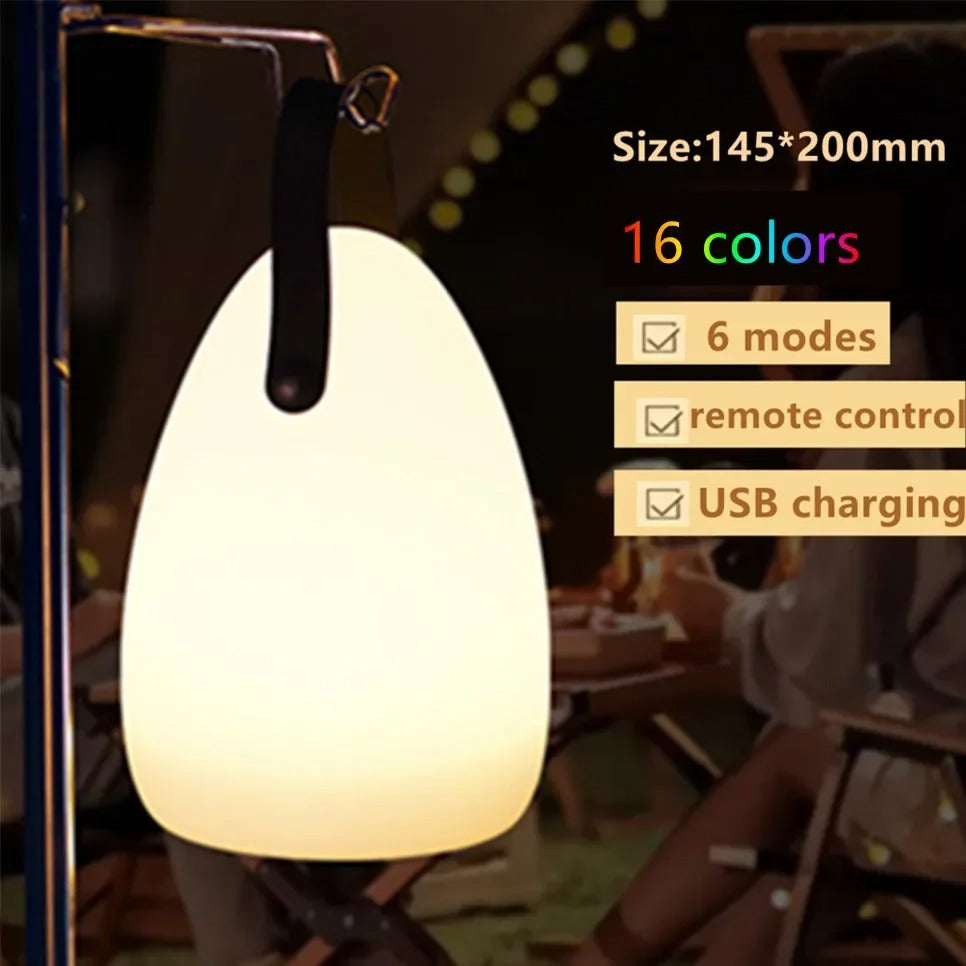 BowLift | LuminaFusion Lamp – Portable Waterproof Cordless Table Lamp with Remote Control