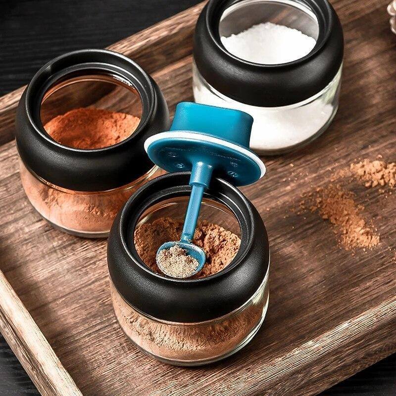 BowLift | Salt and Pepper Seasoning Organizer Spice Jars