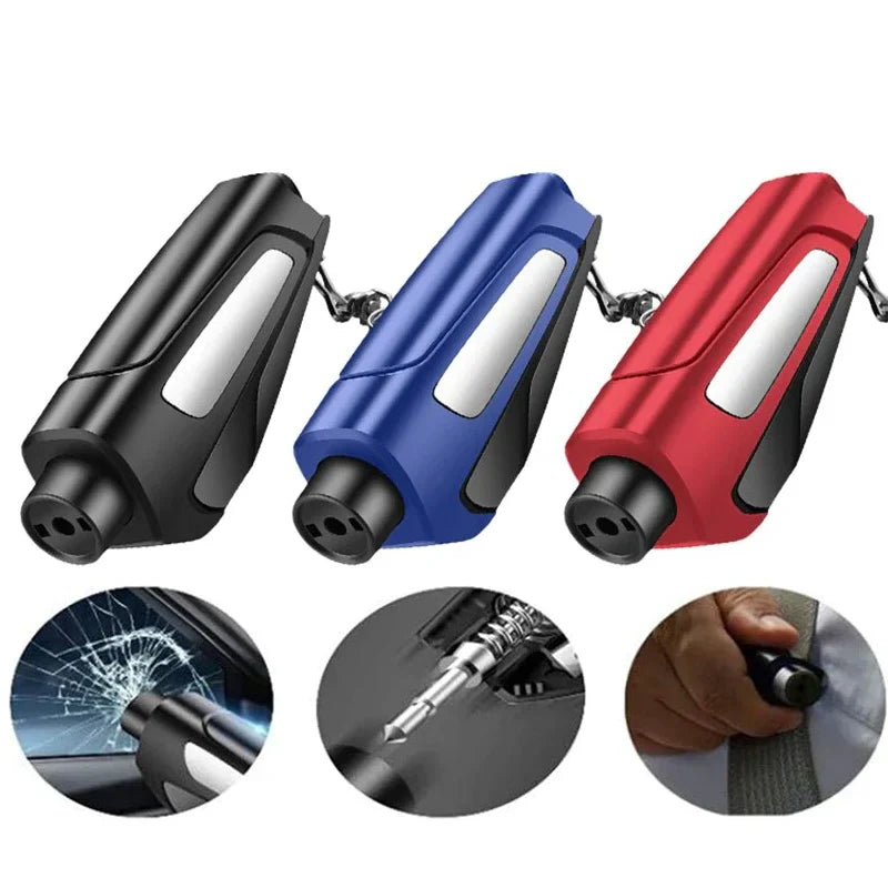 BowLift | Car emergency hammer with seat belt cutter – Compact safety hammer for rescue & escape