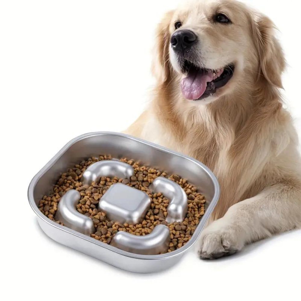 MightyBite • Dog Feeding Bowl Slow - Dog Feeding Bowl Slow - BowLift